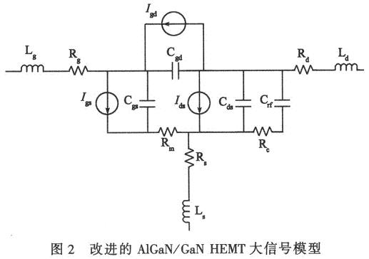 改进的AIGaN/GaN HEMT大信号模型