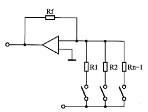 图3 权电阻型D/A转换器